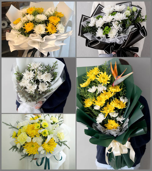 四川成都崇州市怀远镇清江村白事花束代送